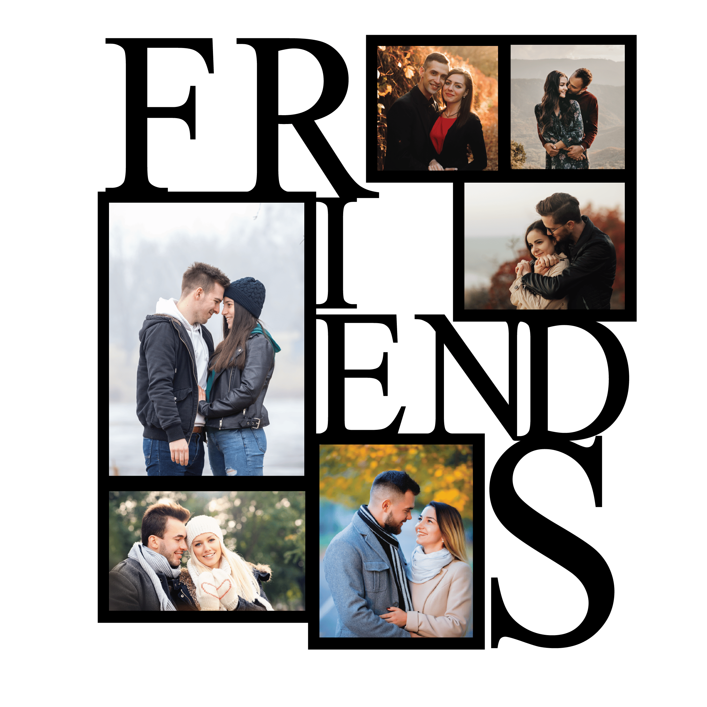 Collage Photo Gift For Friends